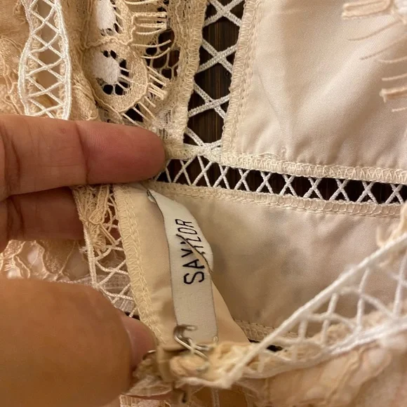 SAYLOR
Kelly Lace Mini Dress (D2) - Picture 9 of 11